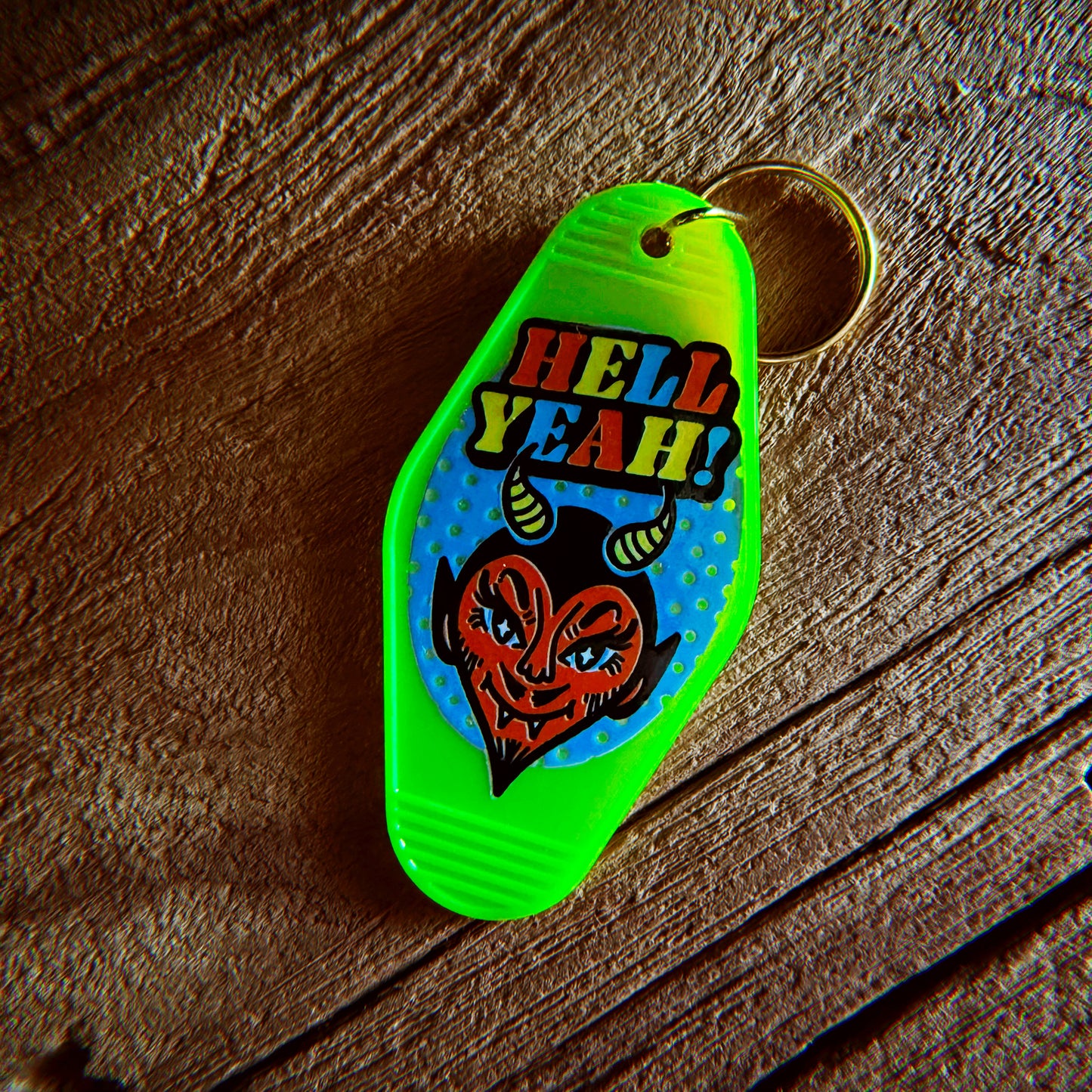 Hell Yeah Keychain