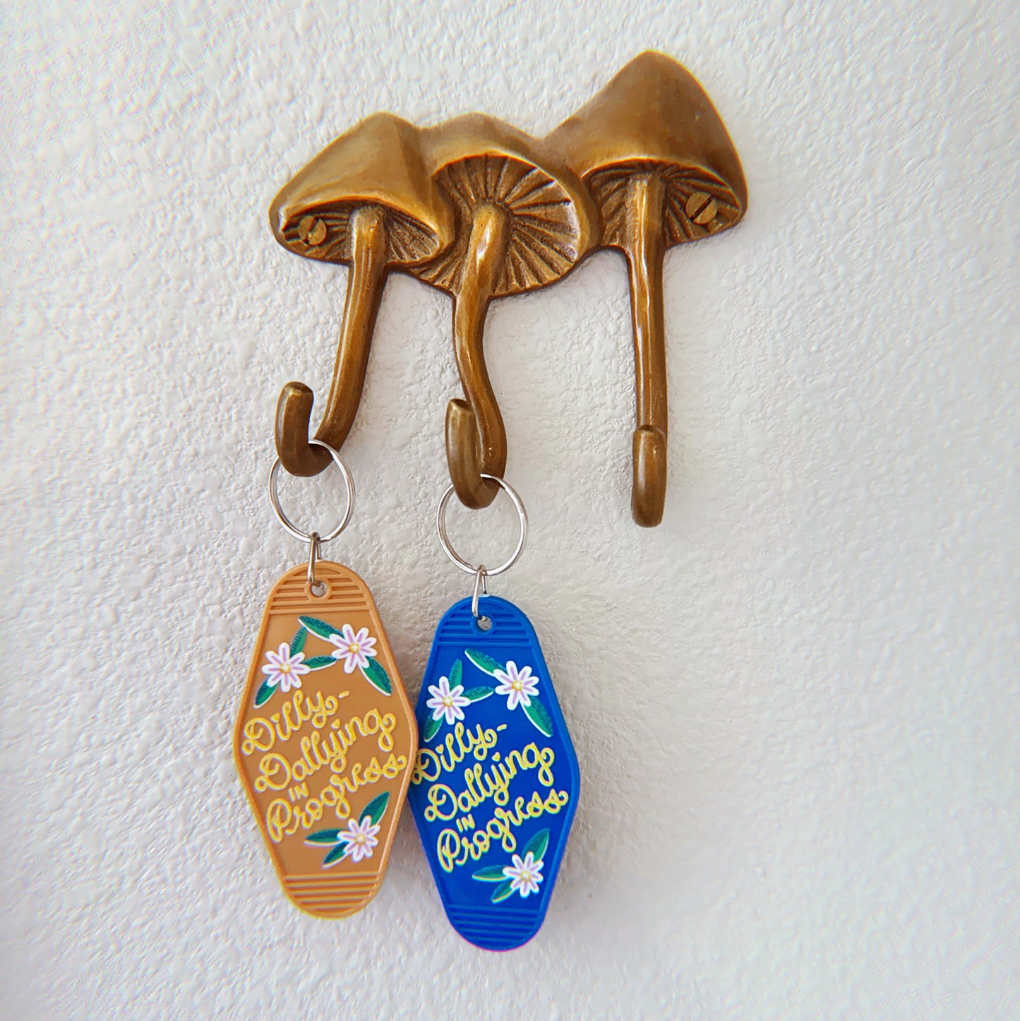 Dilly-Dallying in Progress Keychain