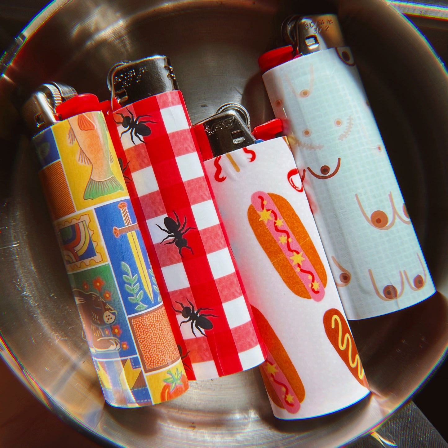 Boobs Are Awesome - Vinyl Lighter Wrap