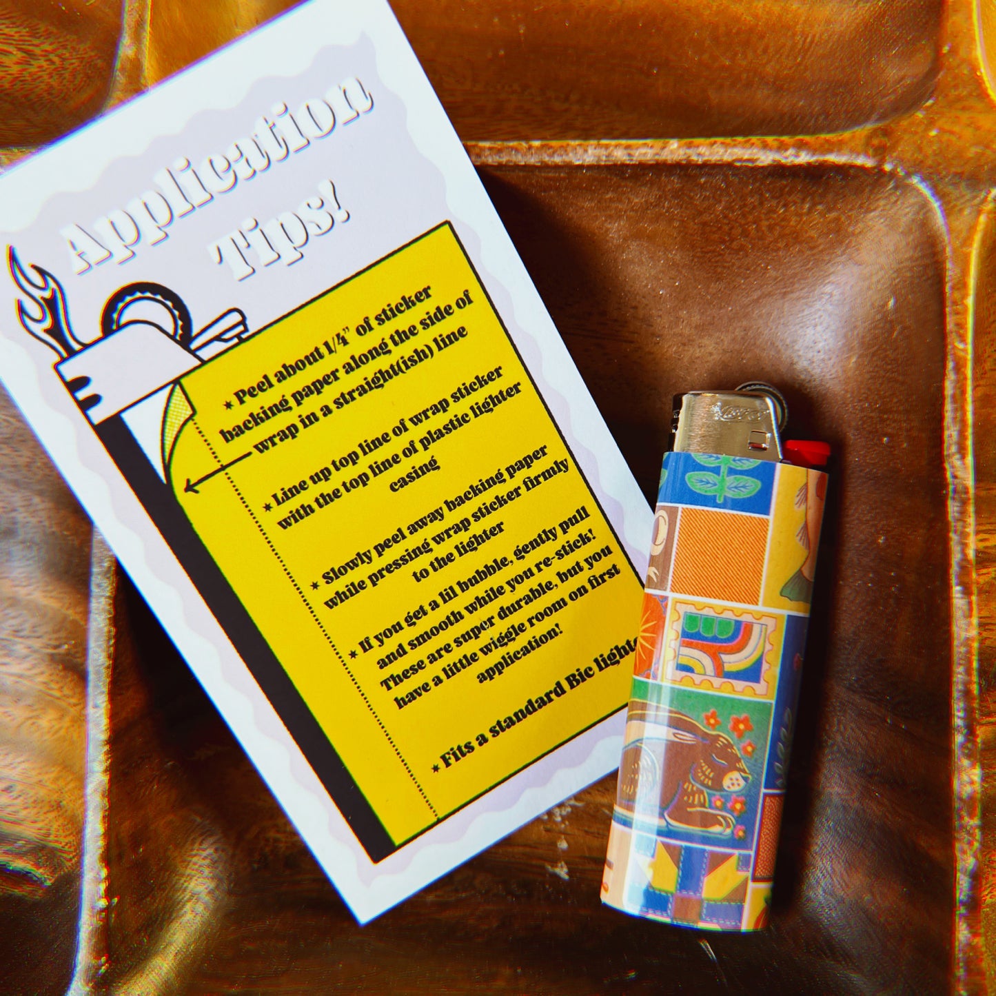 Equinox Vibes - Vinyl Lighter Wrap