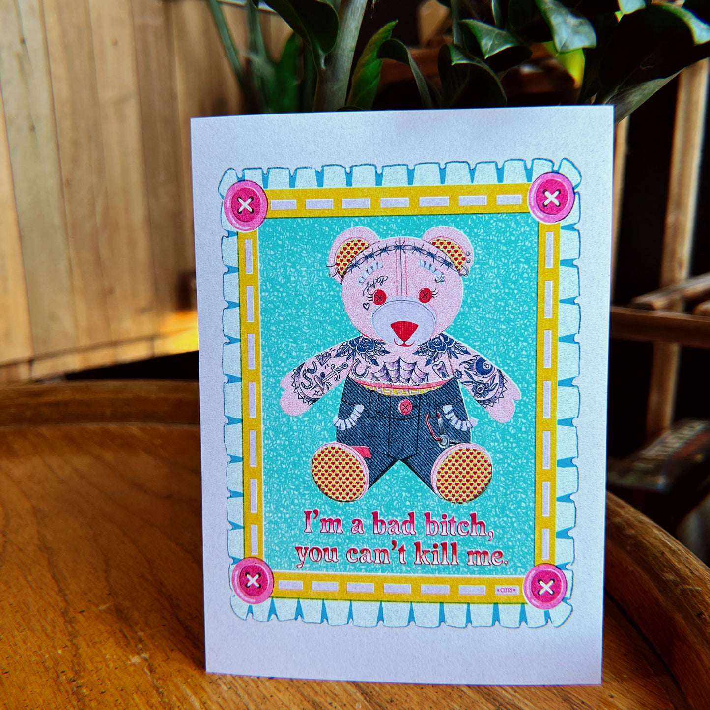 Unkillable Doodlebear Art Print - Multiple Size Options