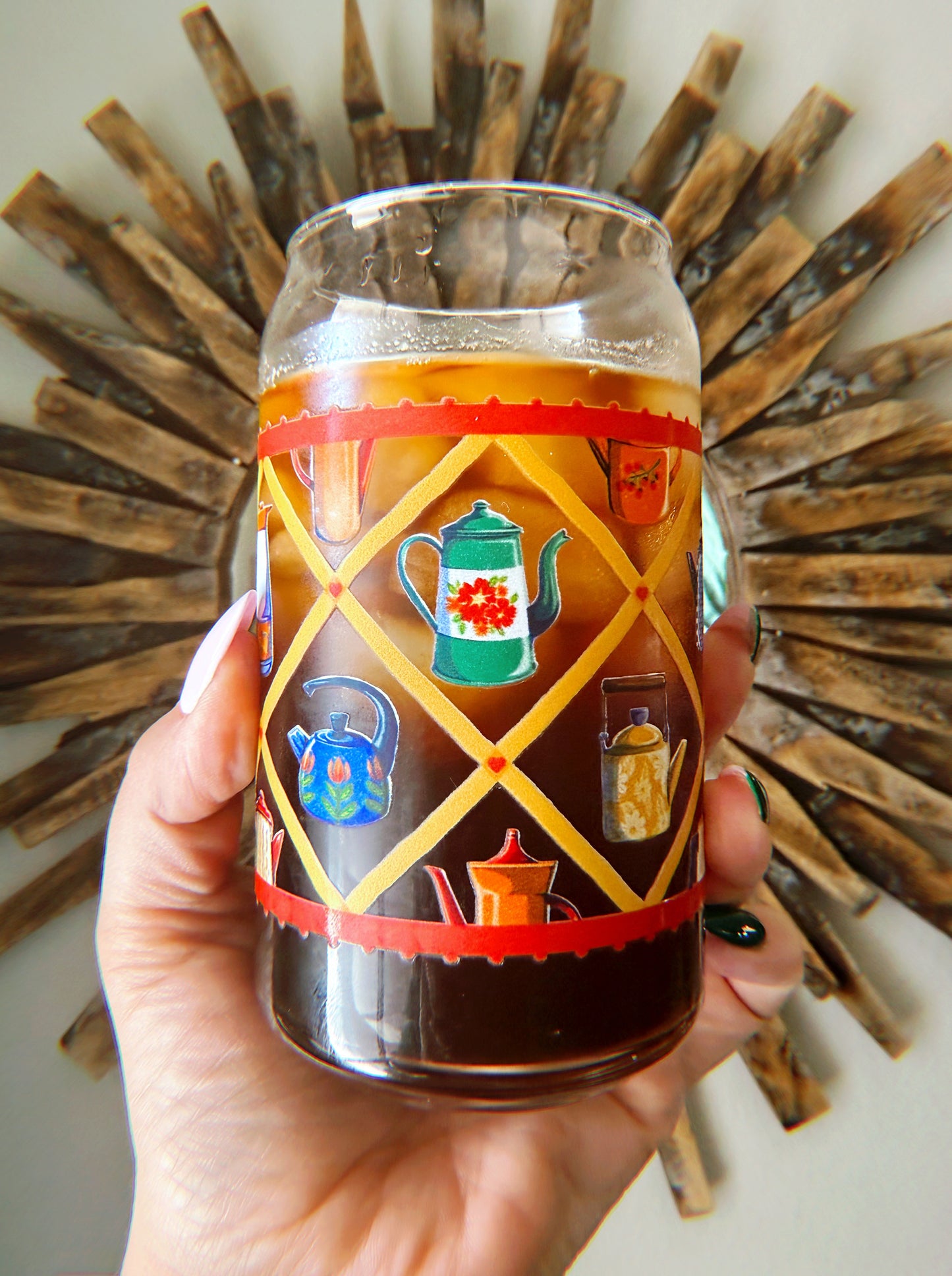 Vintage Kettle Glass Tumbler
