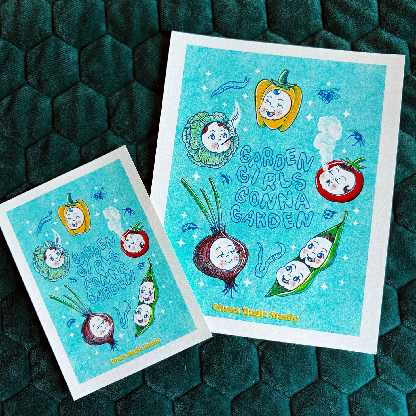 Garden Girls Art Print - Multiple Sizes