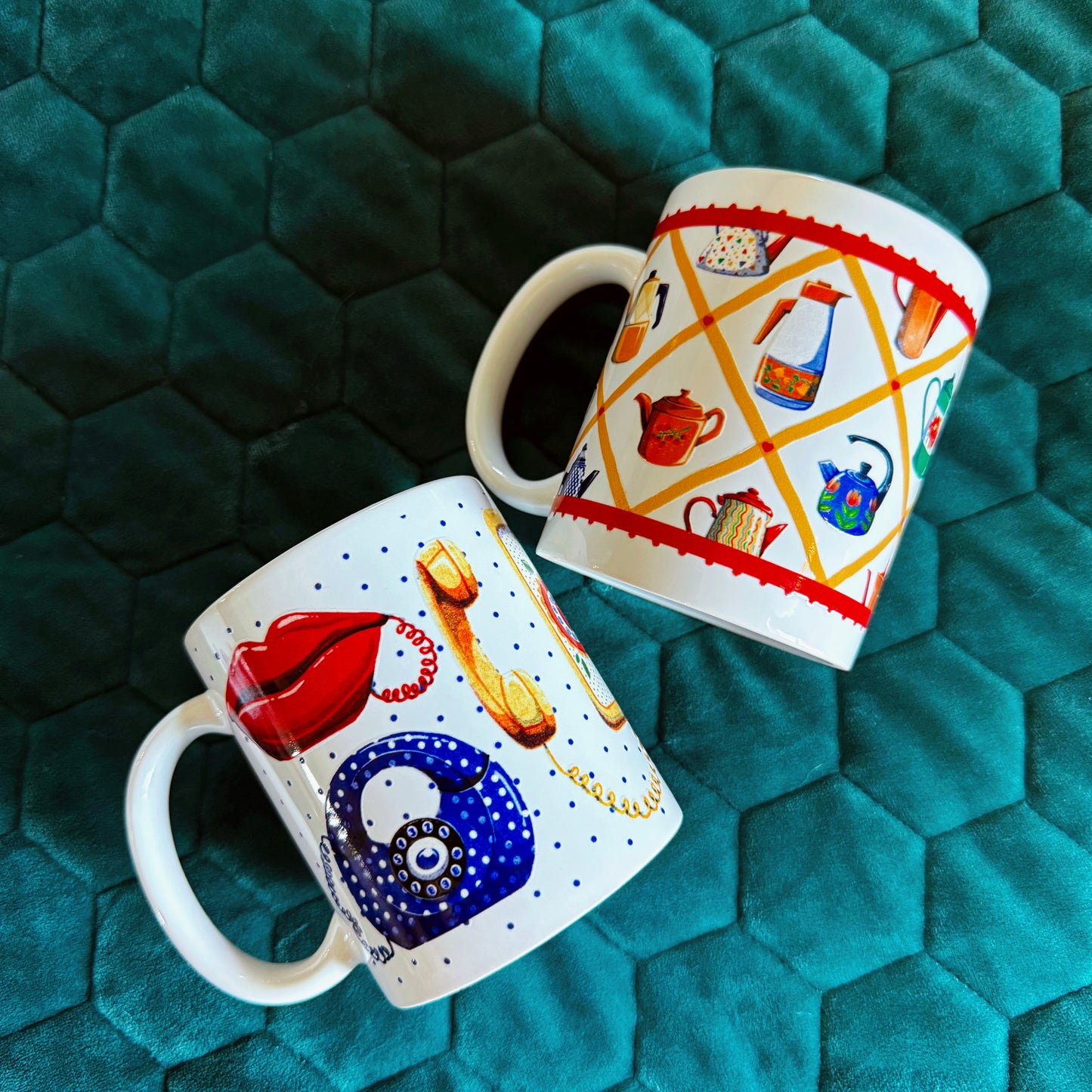 Vintage Kettle Ceramic Mug