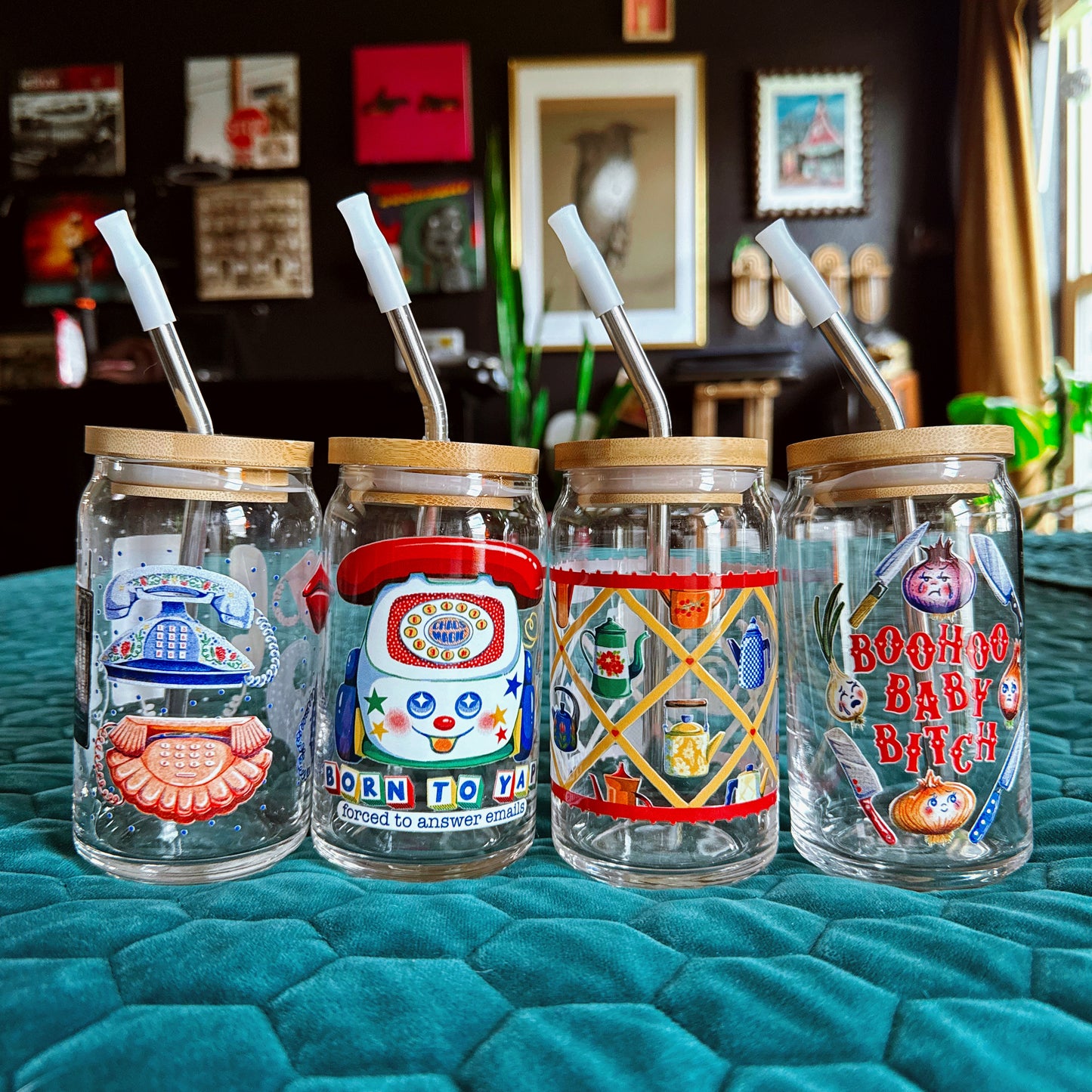 Born to Yap Glass Tumbler