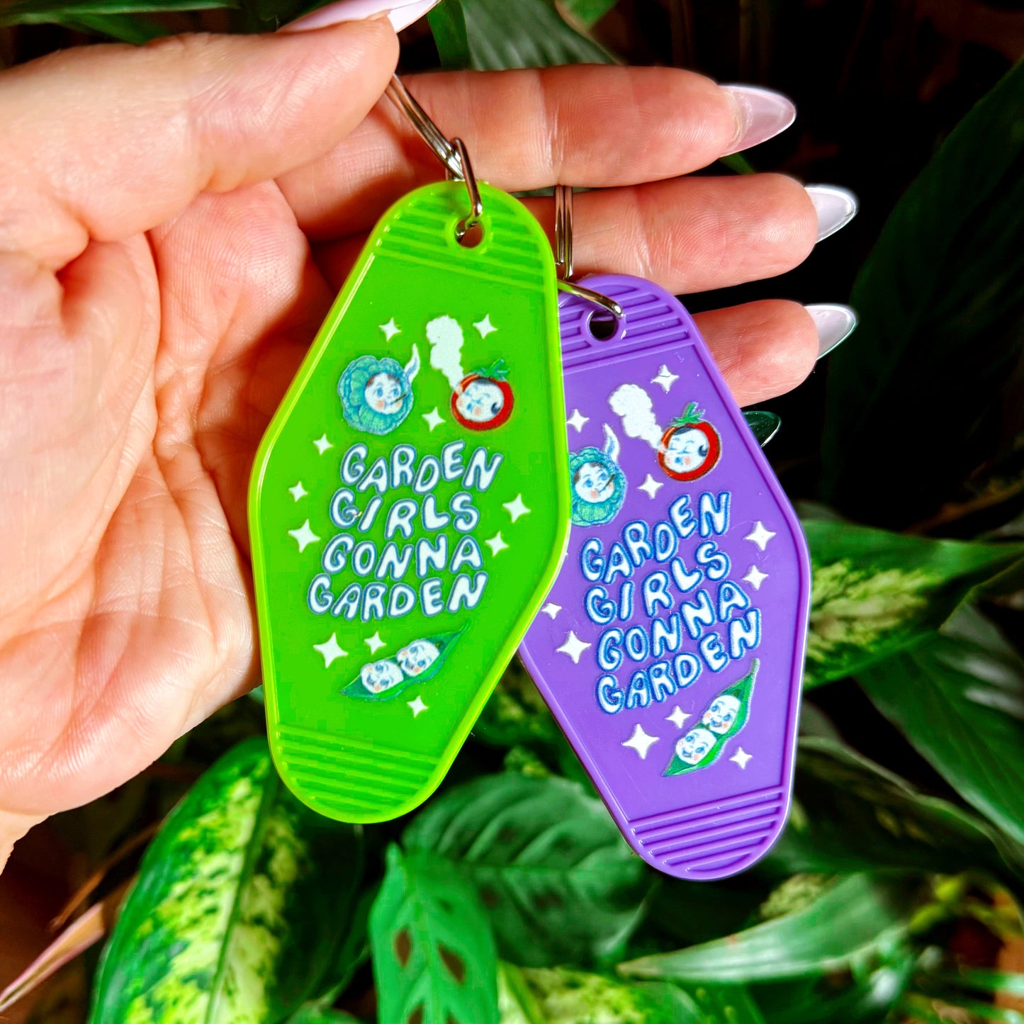 Garden Girls Keychain
