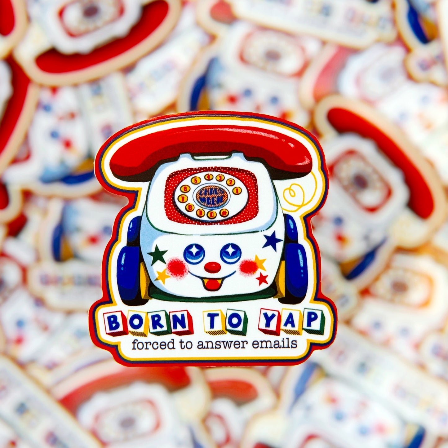 Born to Yap - Glossy Vinyl Sticker