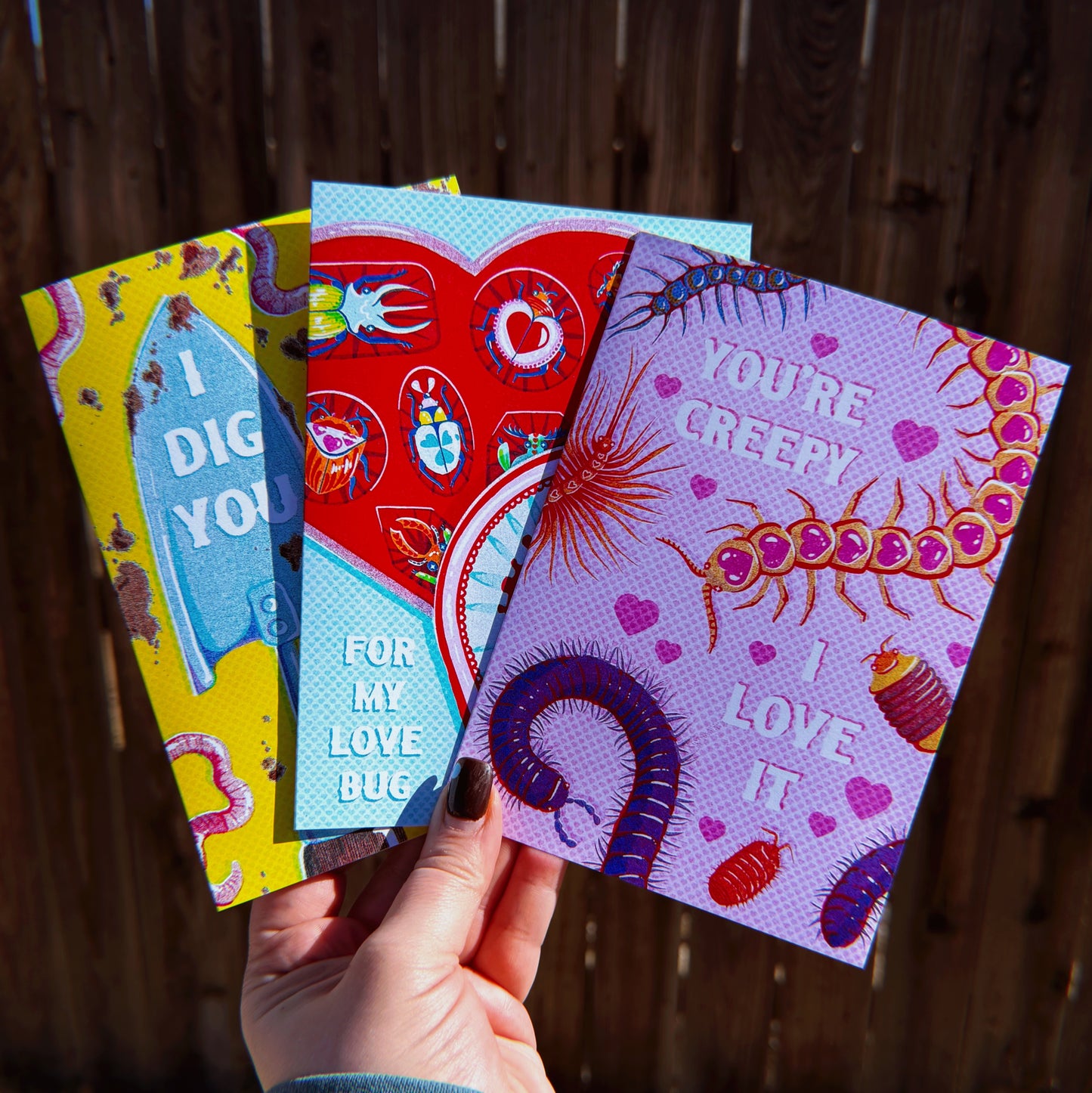 For My Love Bug - Greeting Card