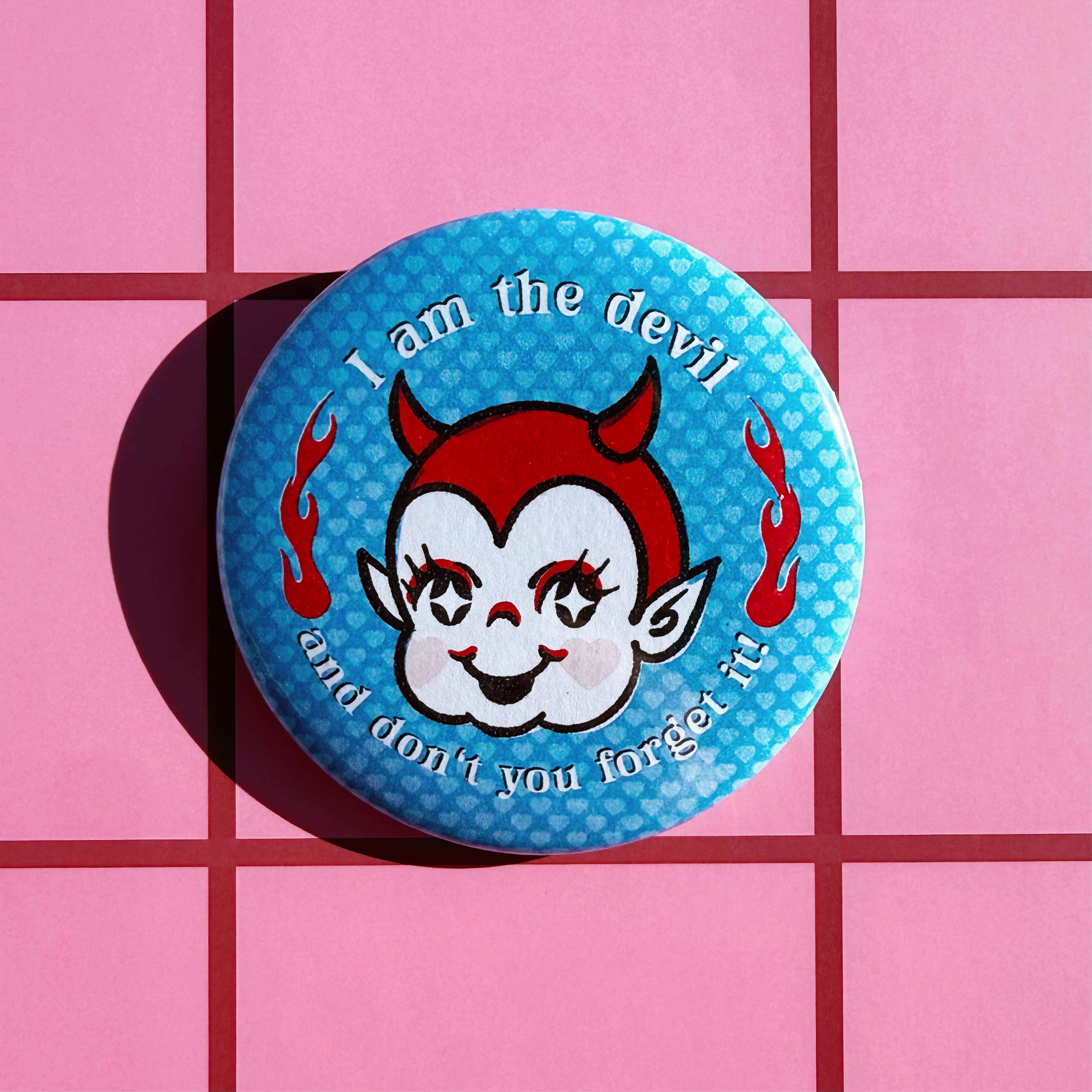 I am The Devil Button – Chaos magic Studio
