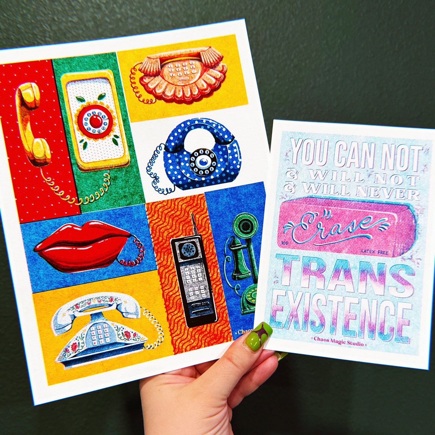 You Will Never Erase Trans Existence Art Print - Multiple Size Options