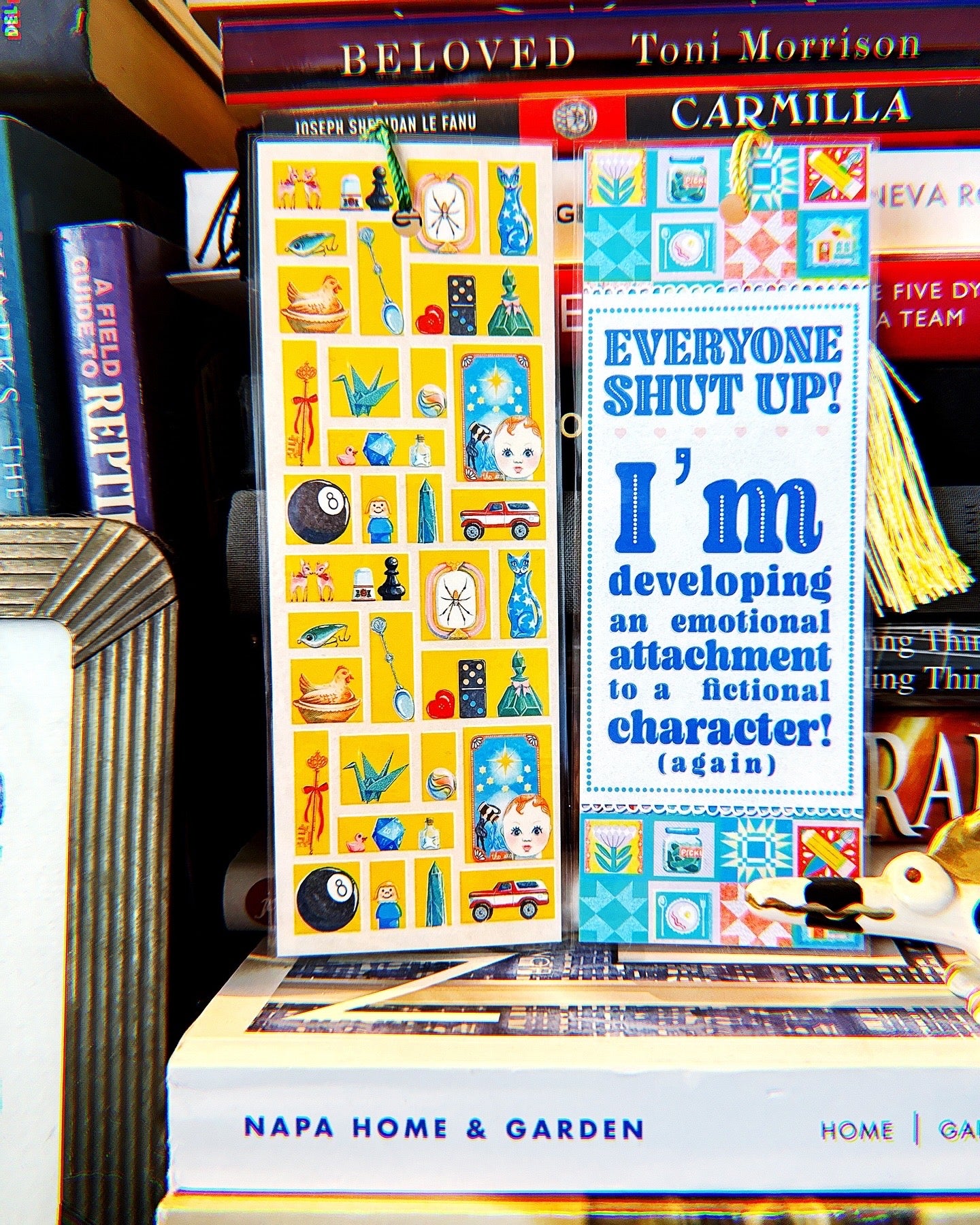 Cozy Emotional Attachment Bookmark