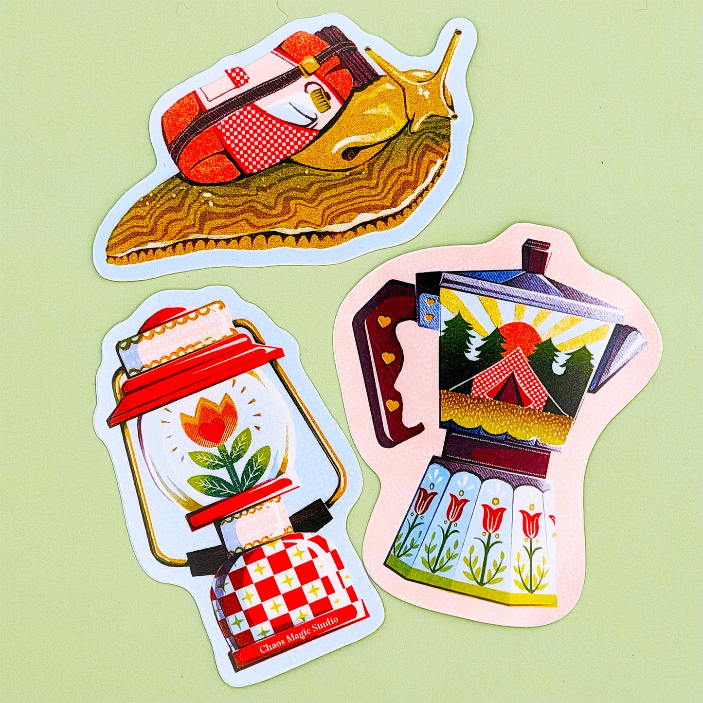 Backpacking Slug - Sticker