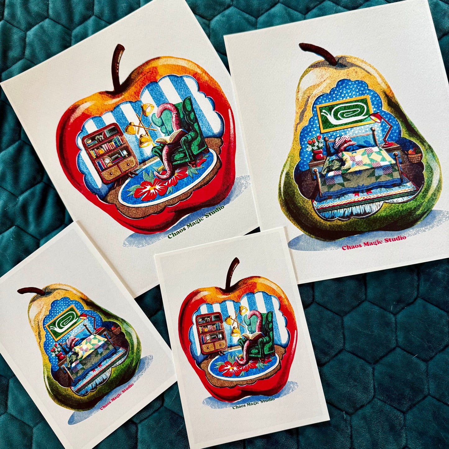 Worm House Art Prints - Multiple Sizes and Styles Available