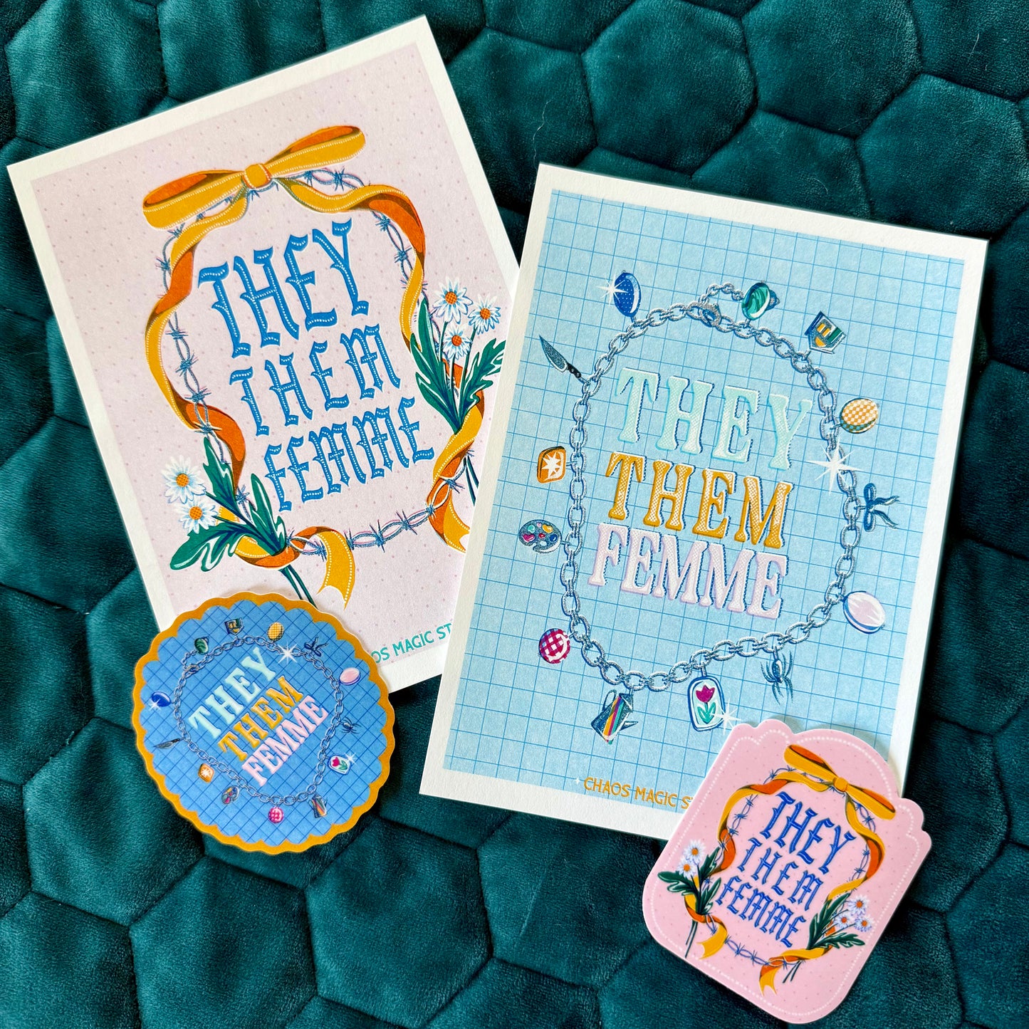 They Them Femme Stickers - Multiple Styles Available