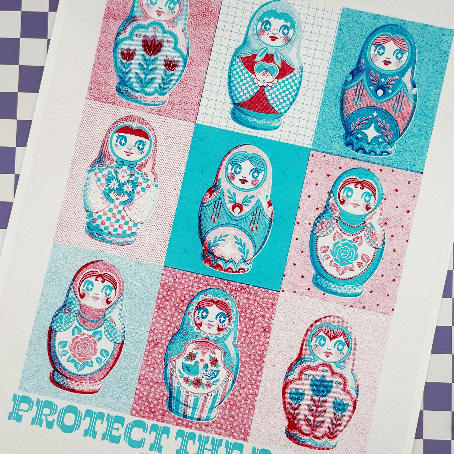 Protect The Dolls 11x14 Art Print