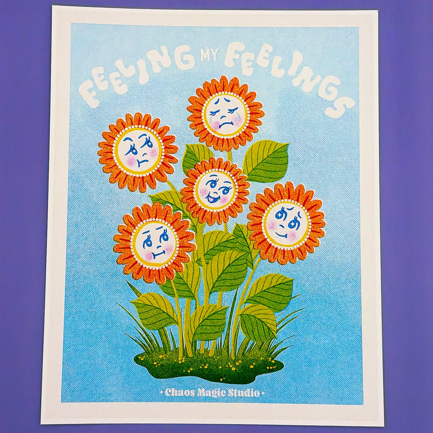 Feeling My Feelings - 8x10 Art Print