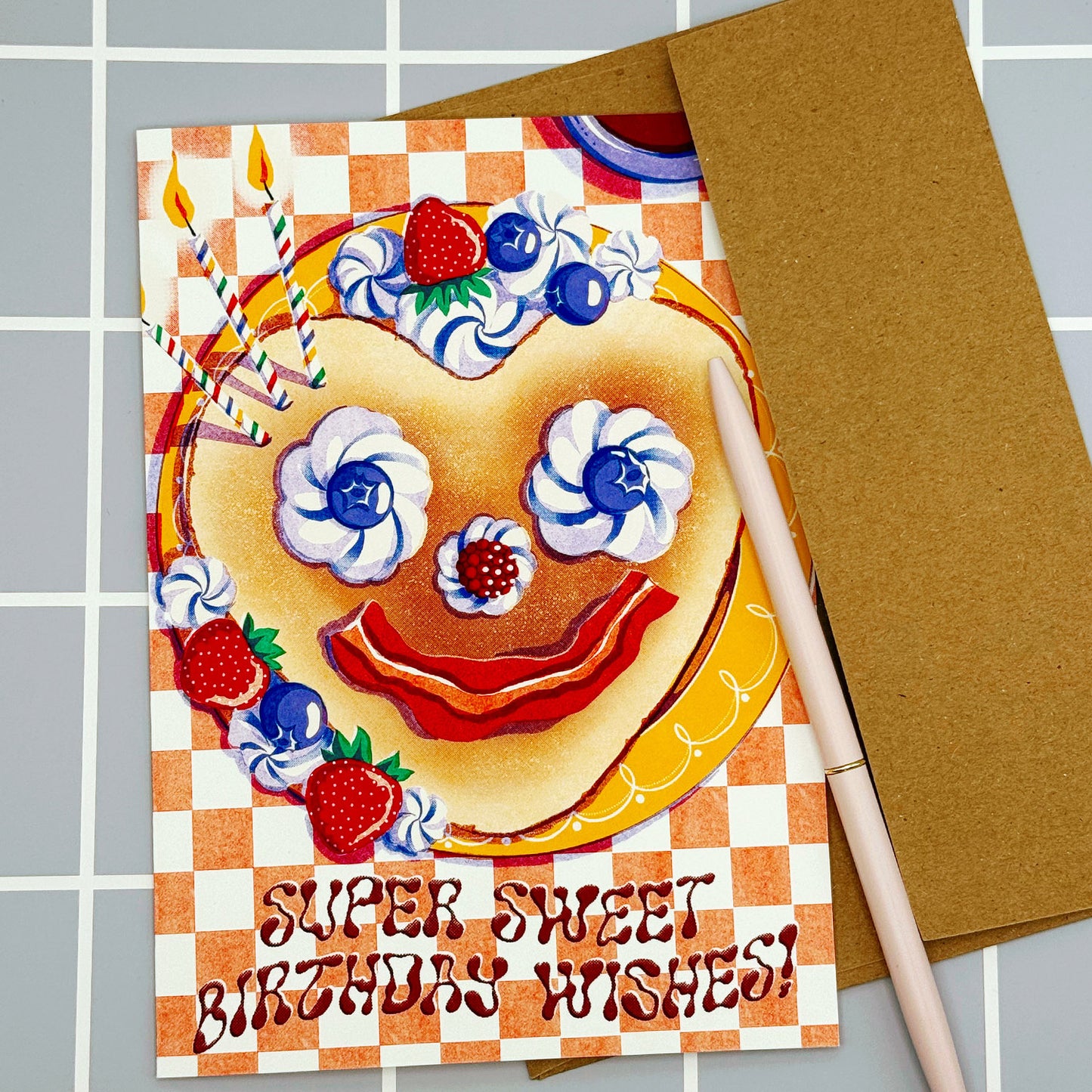 Super Sweet Birthday Wishes - A7 Greeting Card