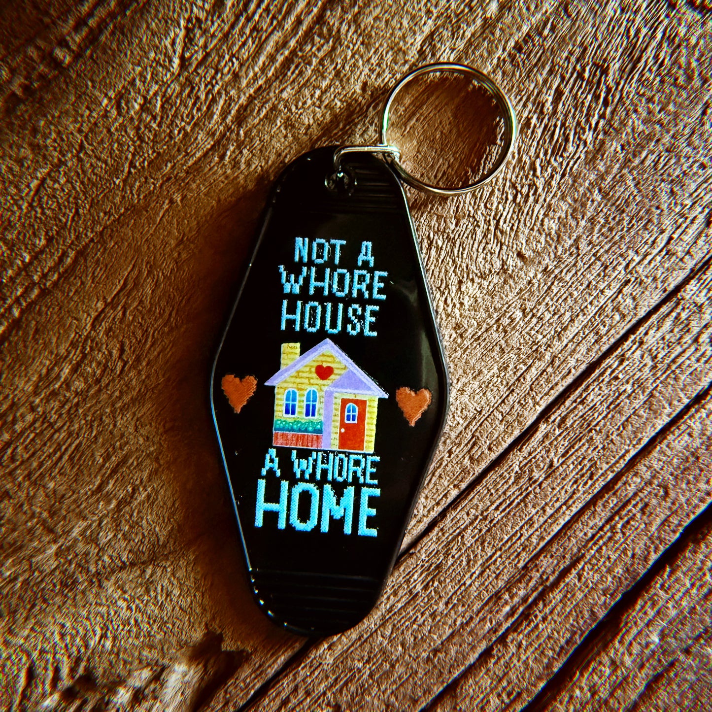 A Whore Home Keychain