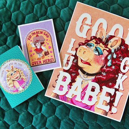 Good Luck Babe! Art Print - multiple sizes