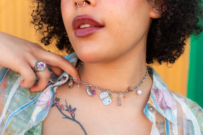 Stinky Snack Lover Charm Necklace
