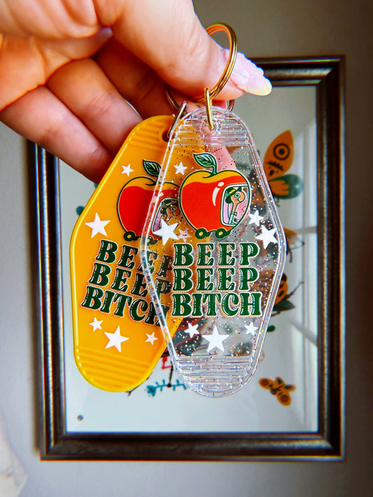 Beep Beep Bitch Keychain