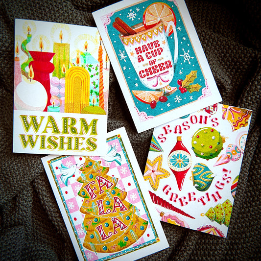 Cozy & Bright 5x7 Folded Greeting Cards