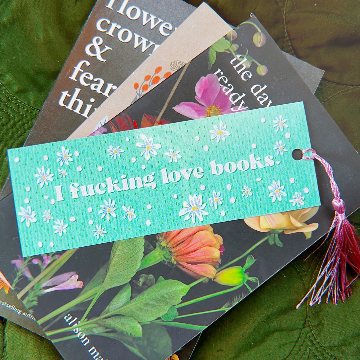 Spring Dream Tasseled Bookmark