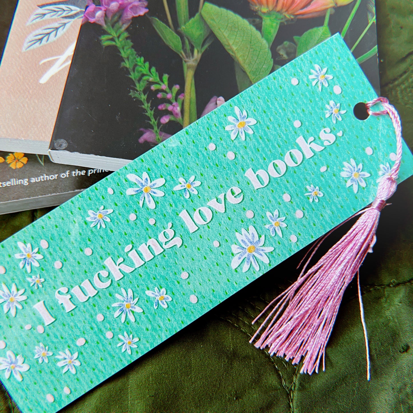 Spring Dream Tasseled Bookmark