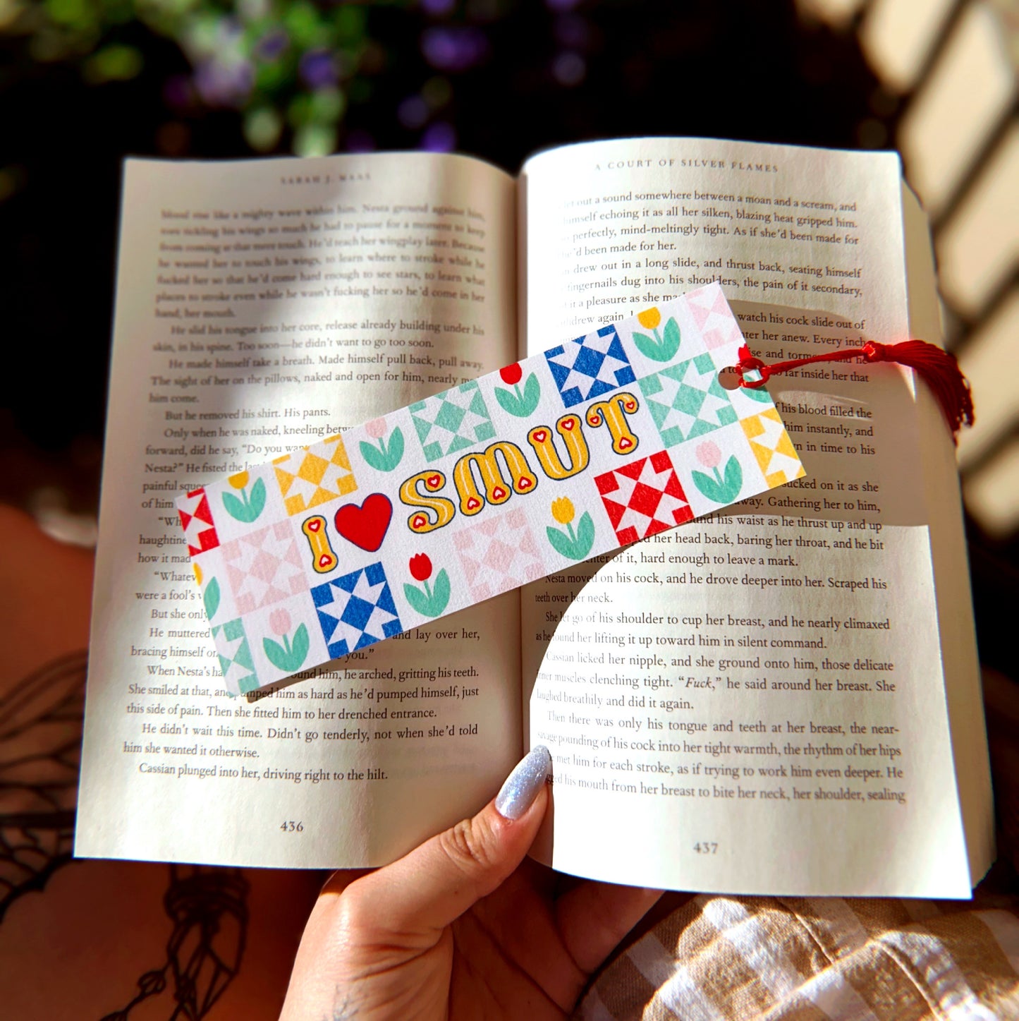 Spring Dream Tasseled Bookmark