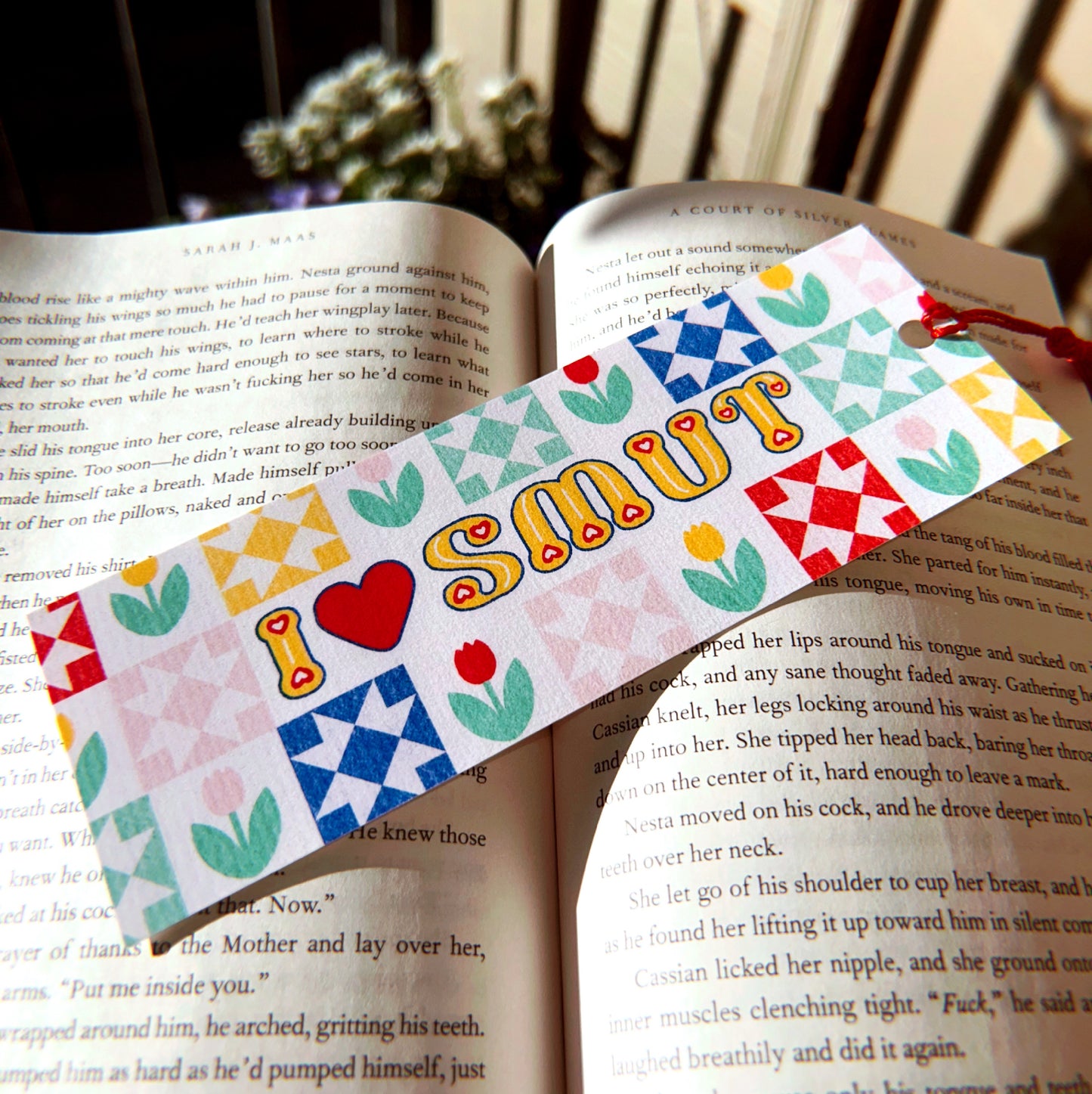 Spring Dream Tasseled Bookmark