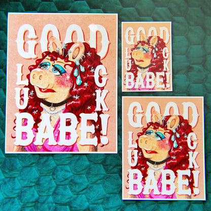 Good Luck Babe! - Digital Print Download