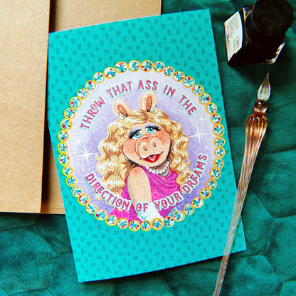 Miss Piggy Believes in You Greeting Cards