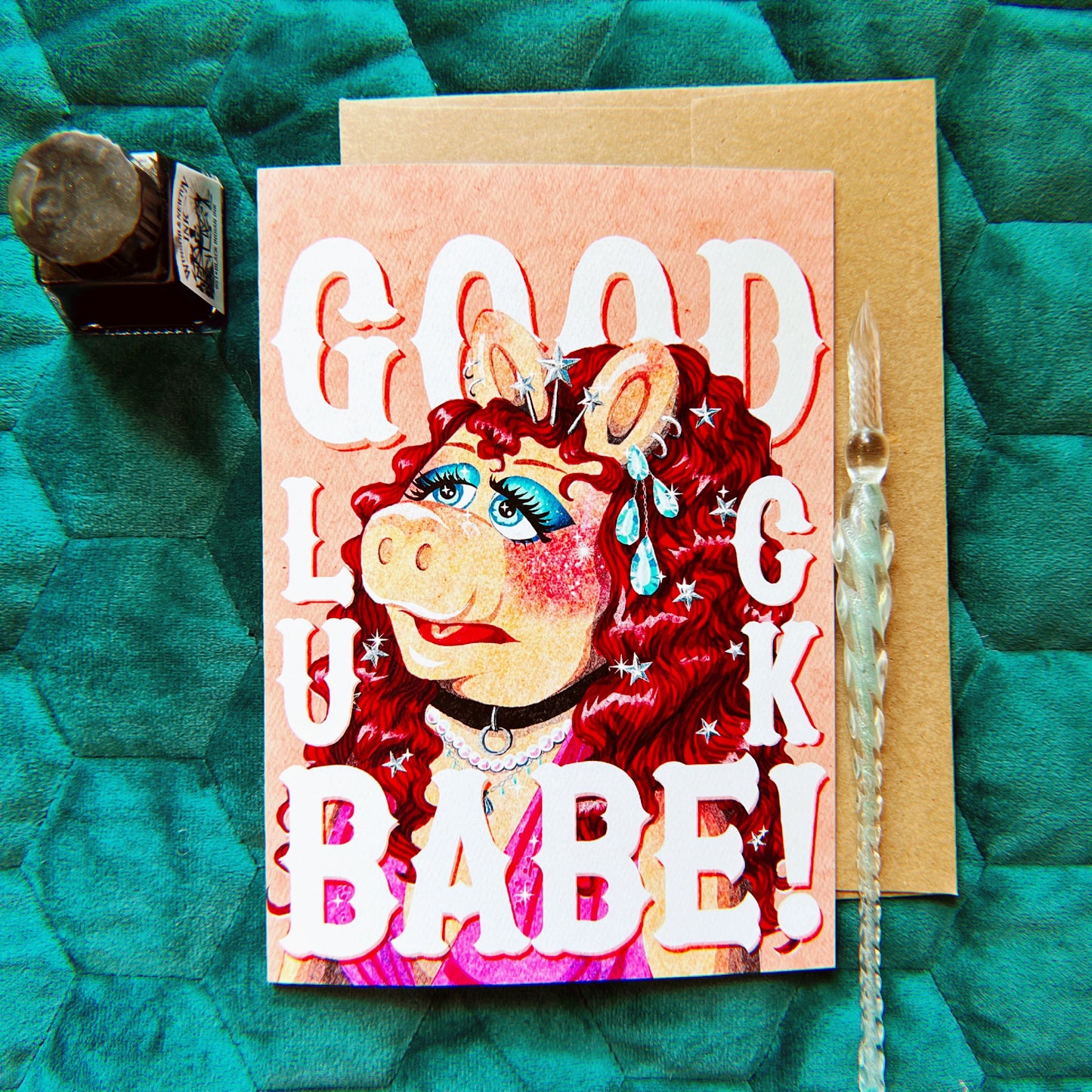 Miss Piggy Believes in You Greeting Cards