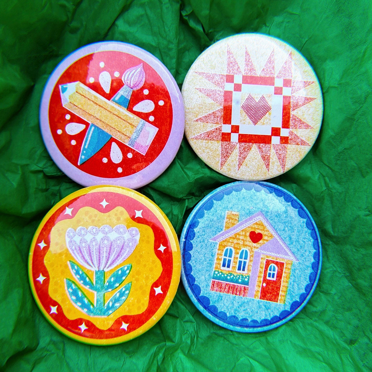 Cozy Quilt Buttons