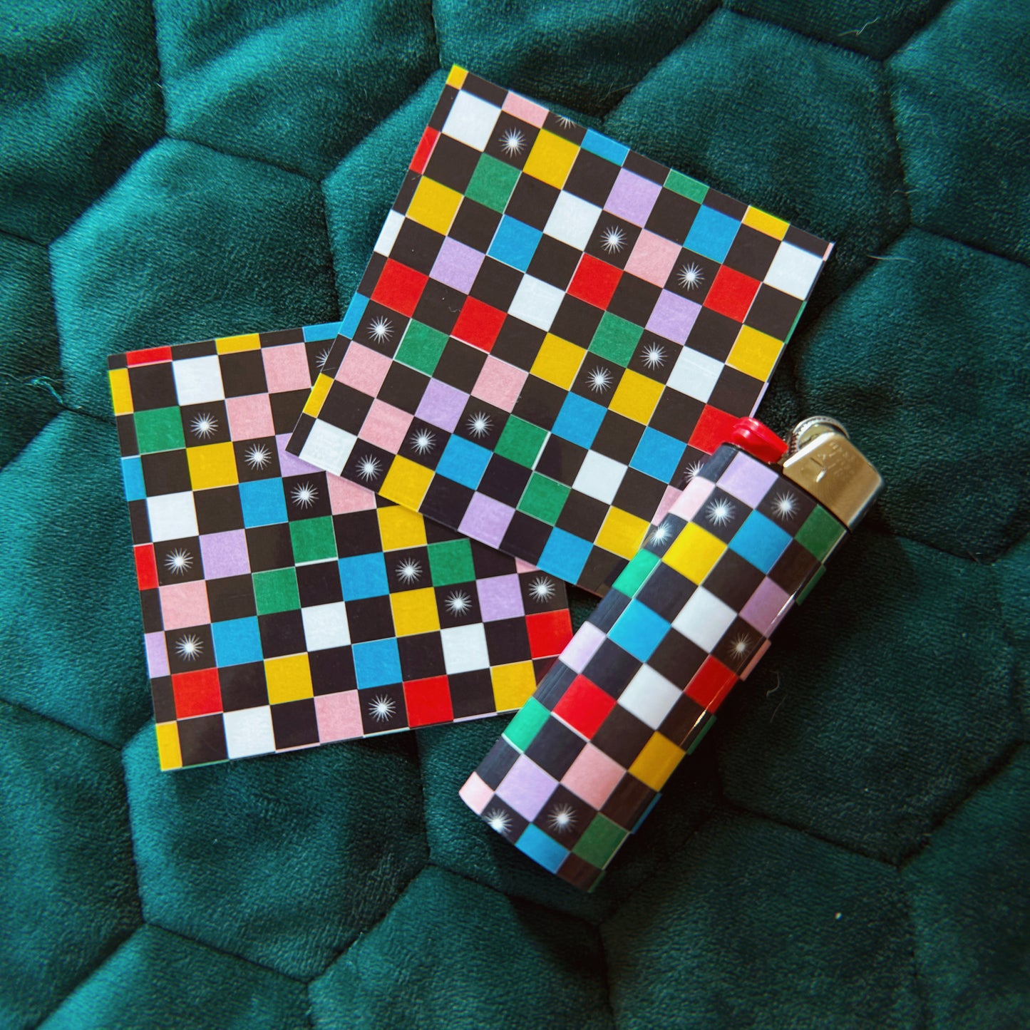 Colorful and Cozy Lighter Wrap Sticker