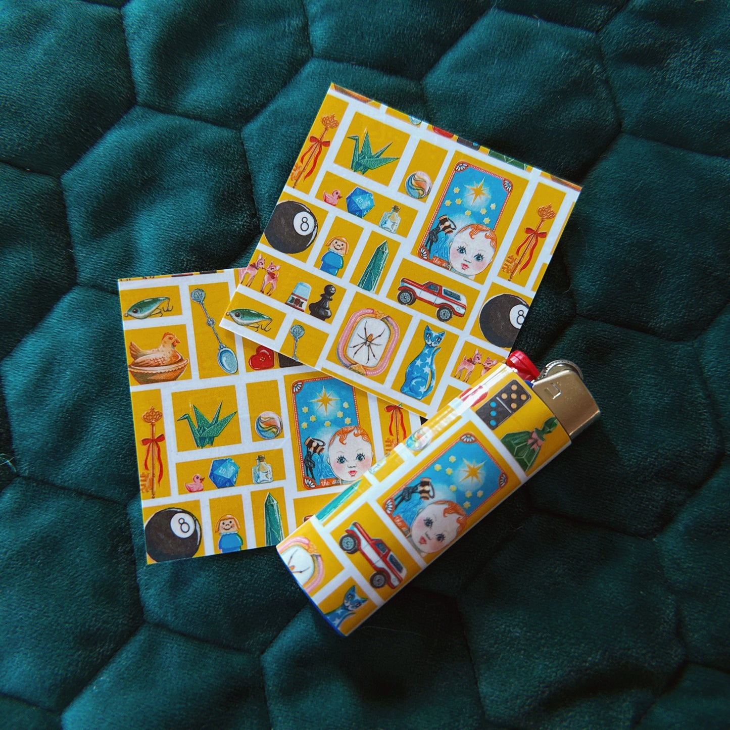 Colorful and Cozy Lighter Wrap Sticker