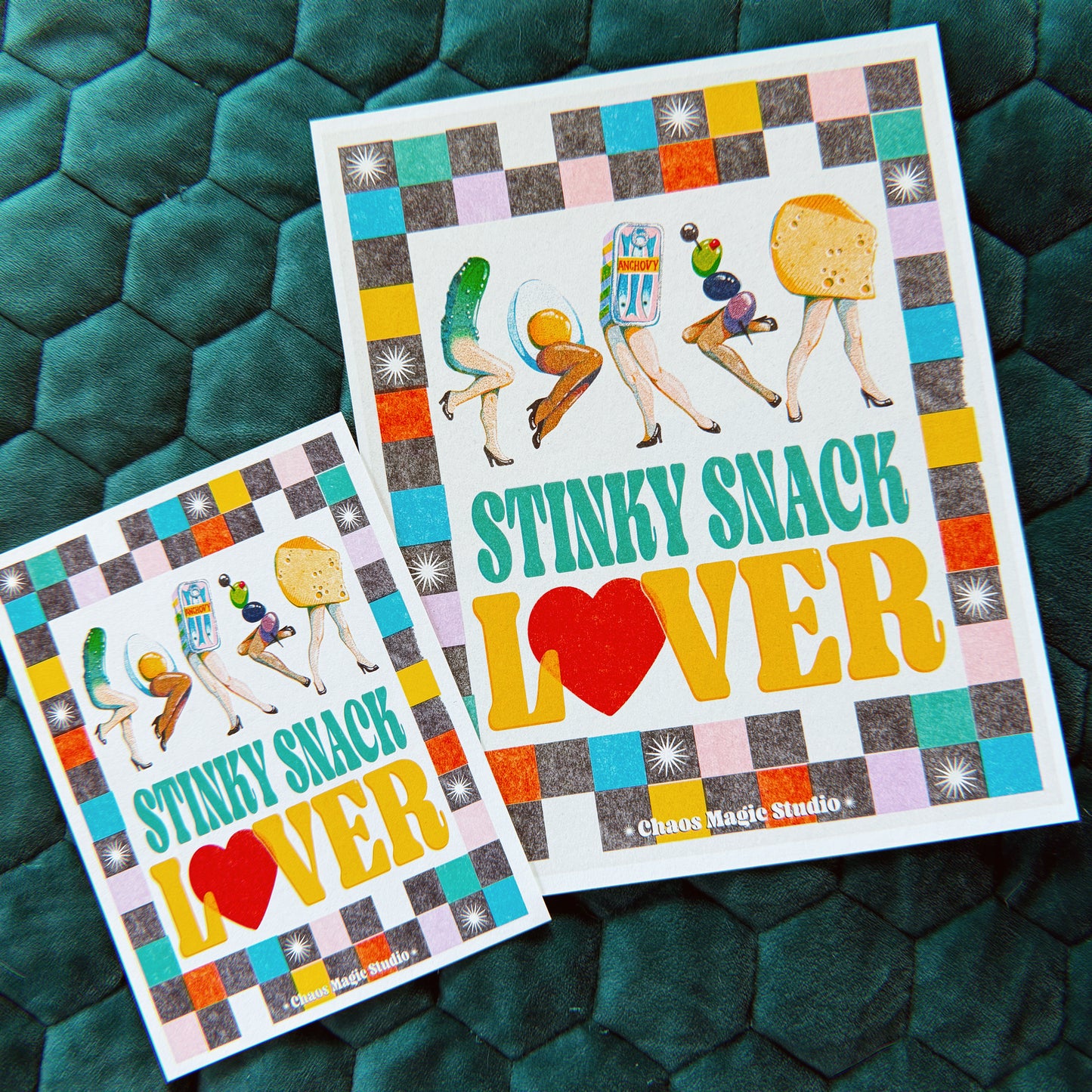 Stinky Snack Lover Art Print - Multiple Sizes