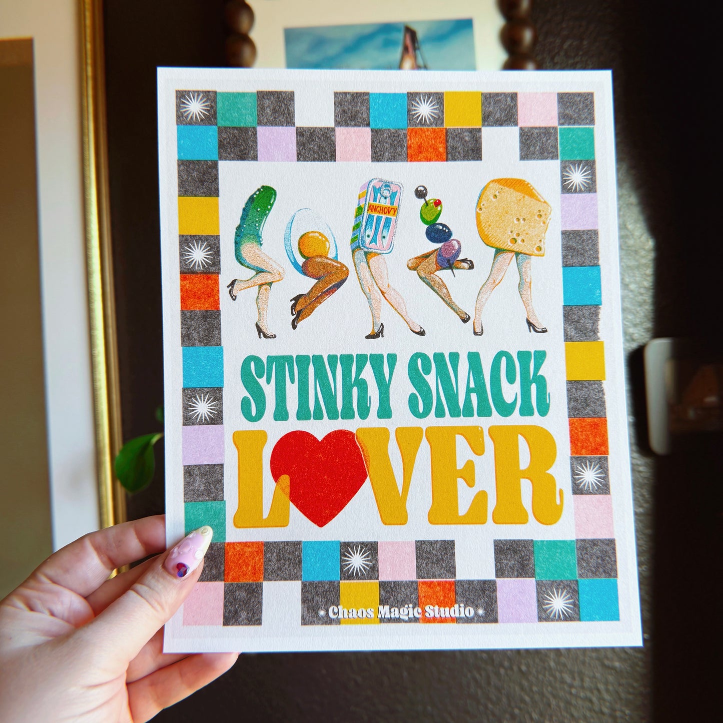 Stinky Snack Lover Art Print - Multiple Sizes