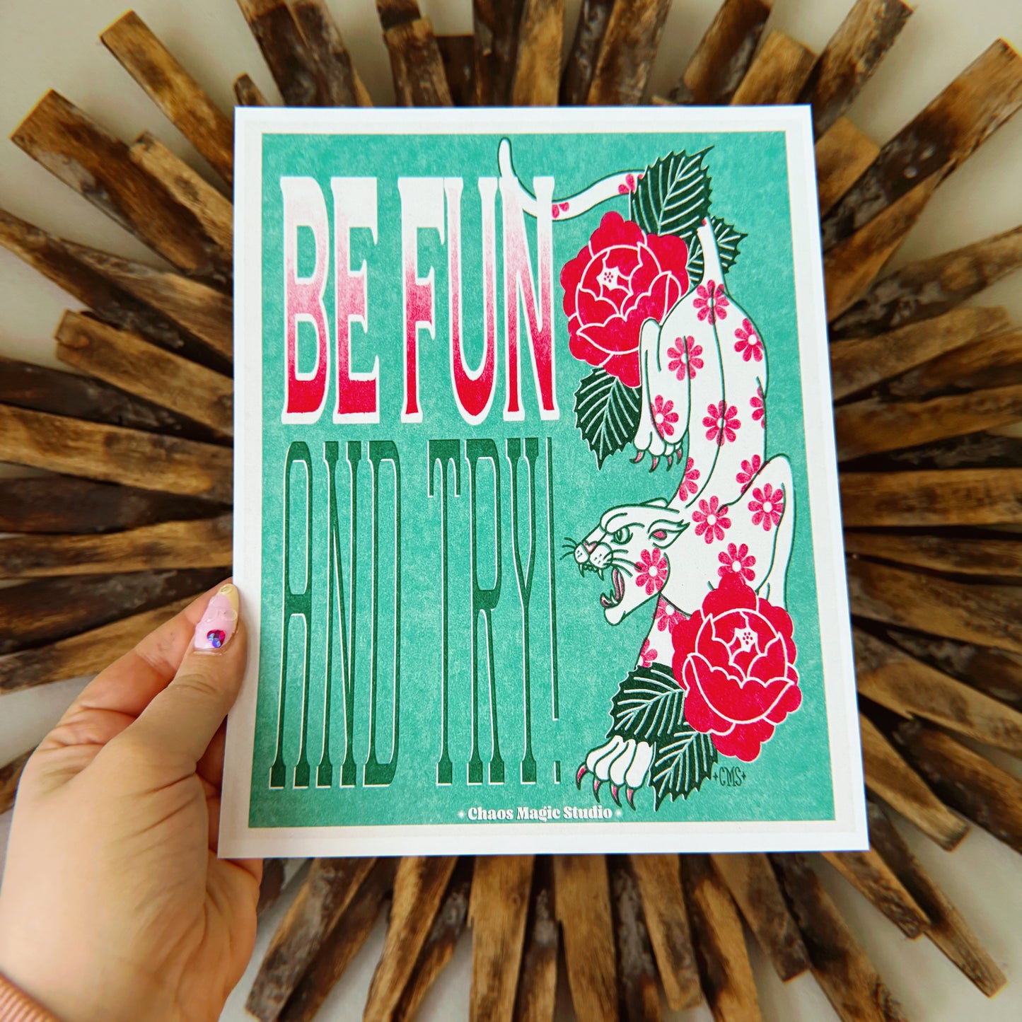 Be Fun and Try Art Print