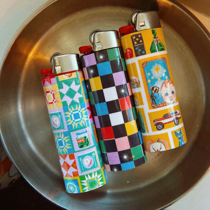 Colorful and Cozy Lighter Wrap Sticker