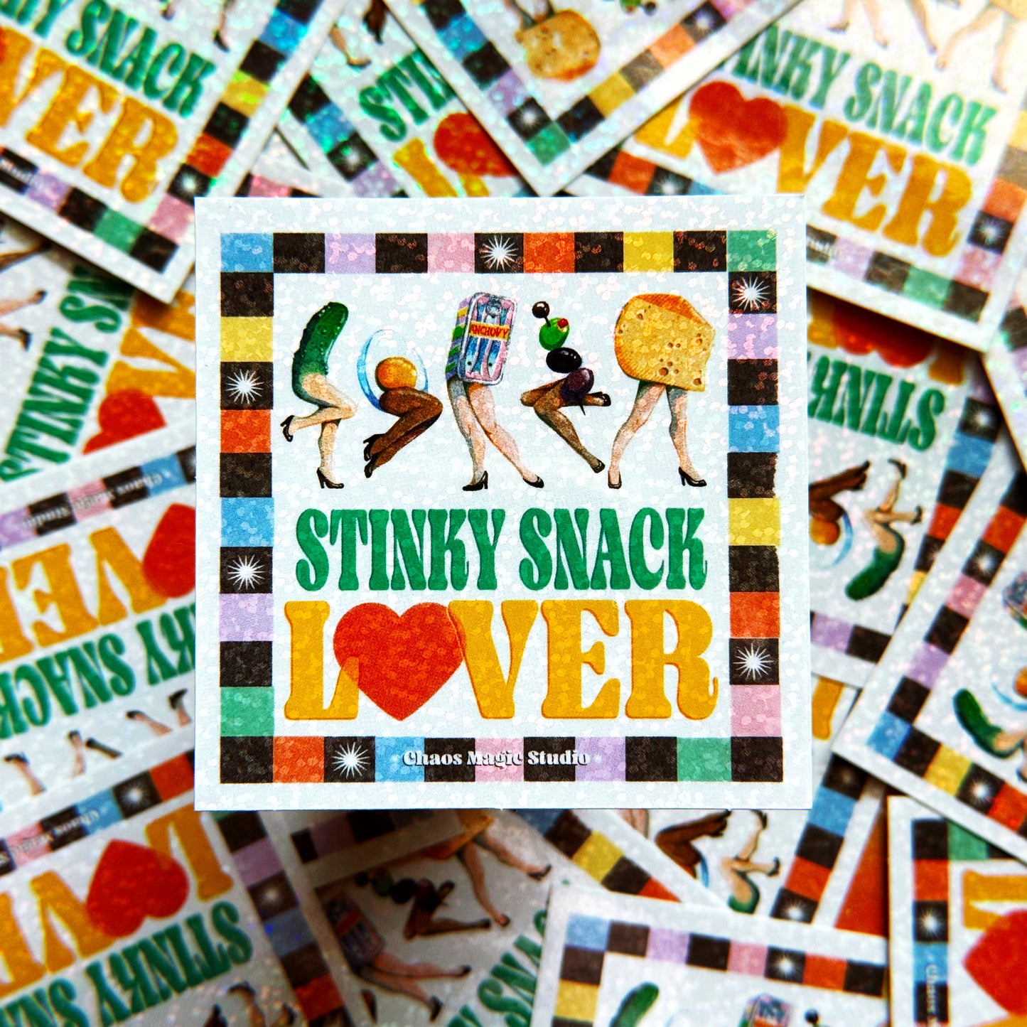 Stinky Snack Lover Sticker