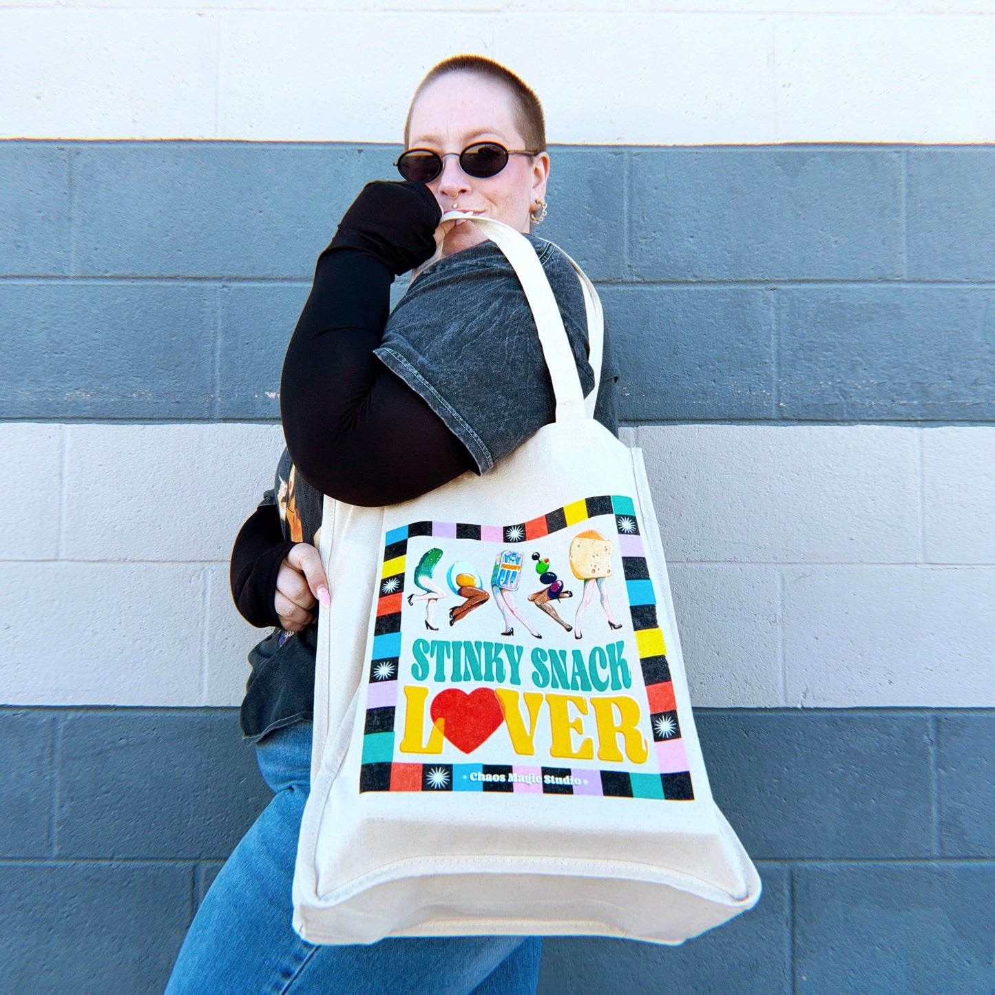 Stinky Snack Lover - Canvas Tote Bag