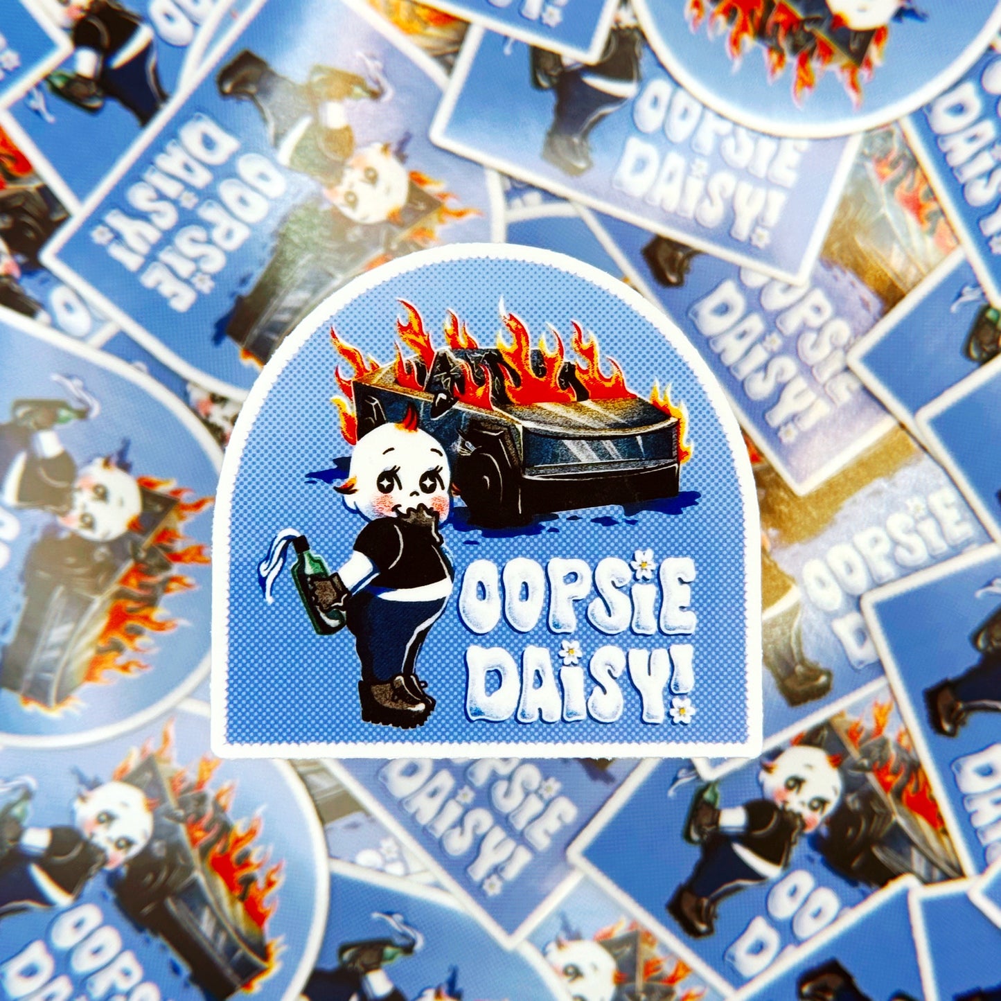 Oopsie Daisy! - Glossy Vinyl Sticker