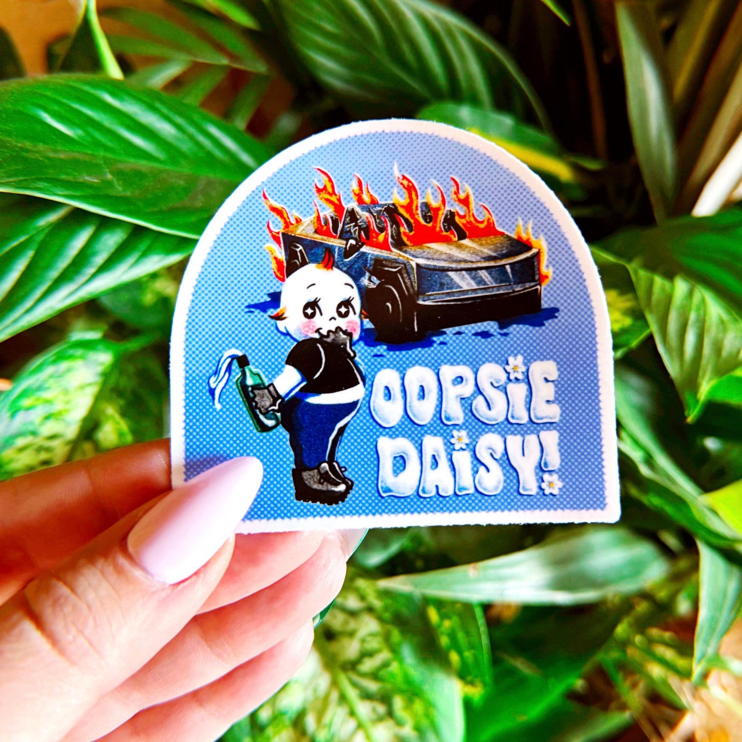 Oopsie Daisy! - Glossy Vinyl Sticker