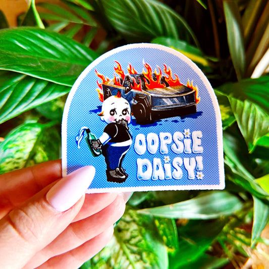 Oopsie Daisy! - Glossy Vinyl Sticker