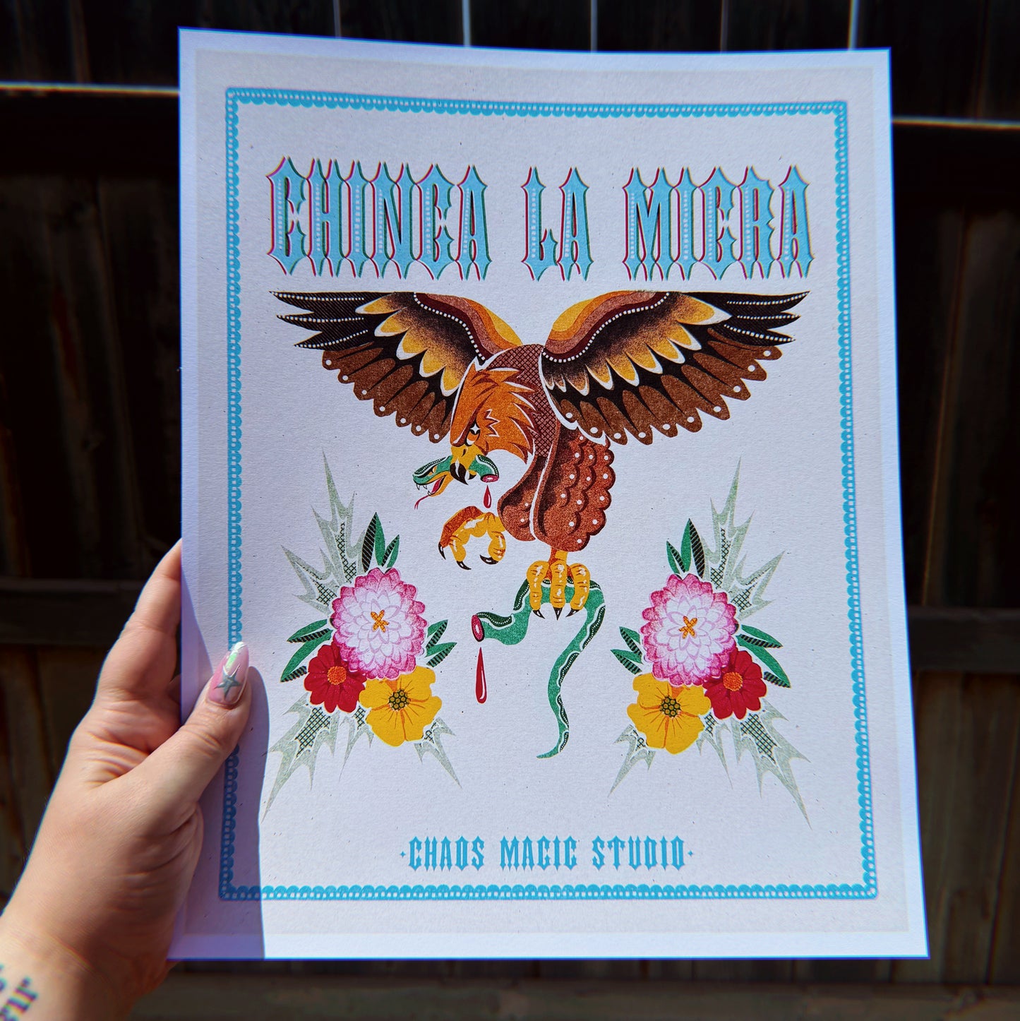 Chinga La Migra - FUNDRAISER PRINT