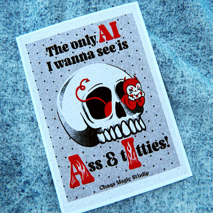 Ass & tItties Art Print - Multiple Sizes Available