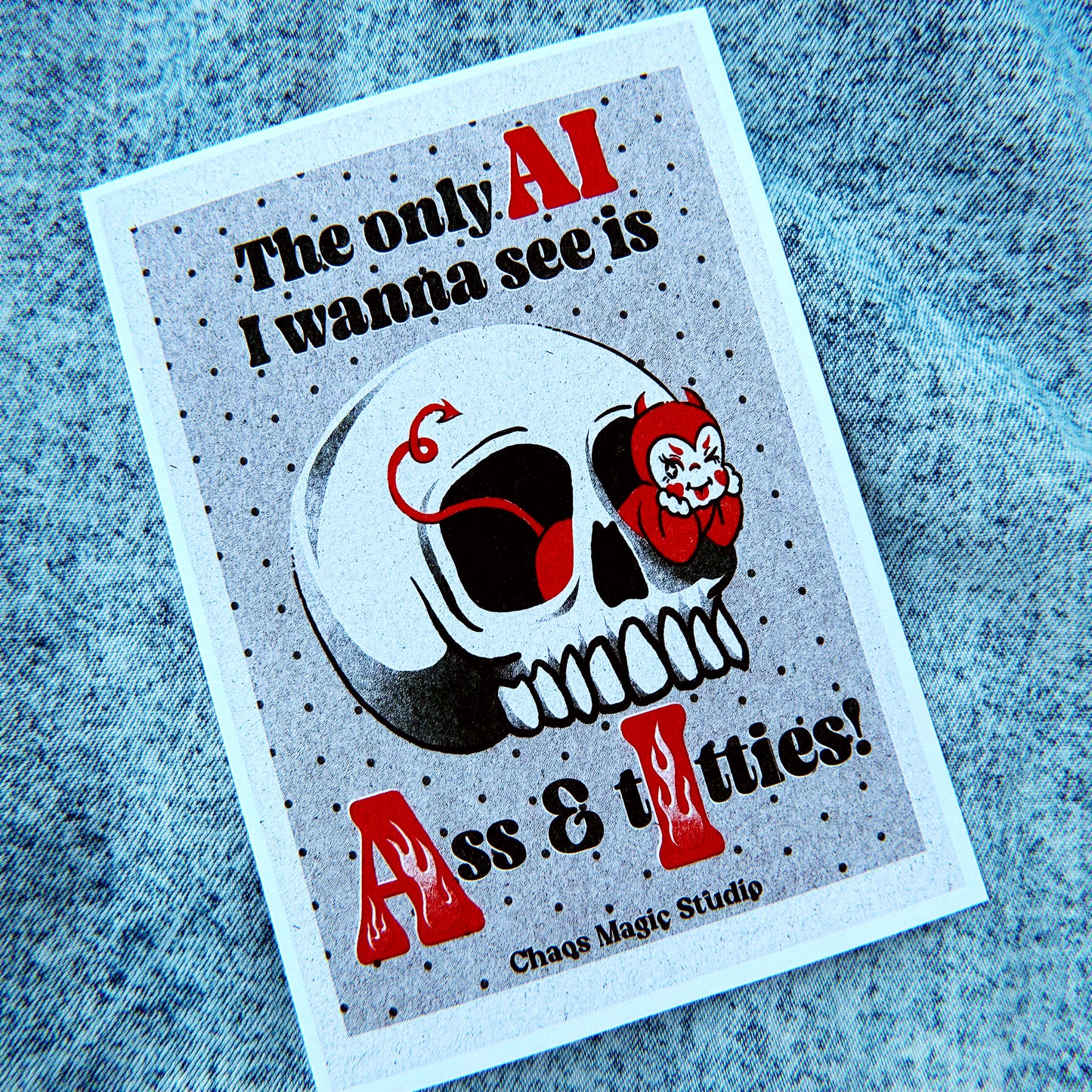 Ass & tItties Art Print - Multiple Sizes Available