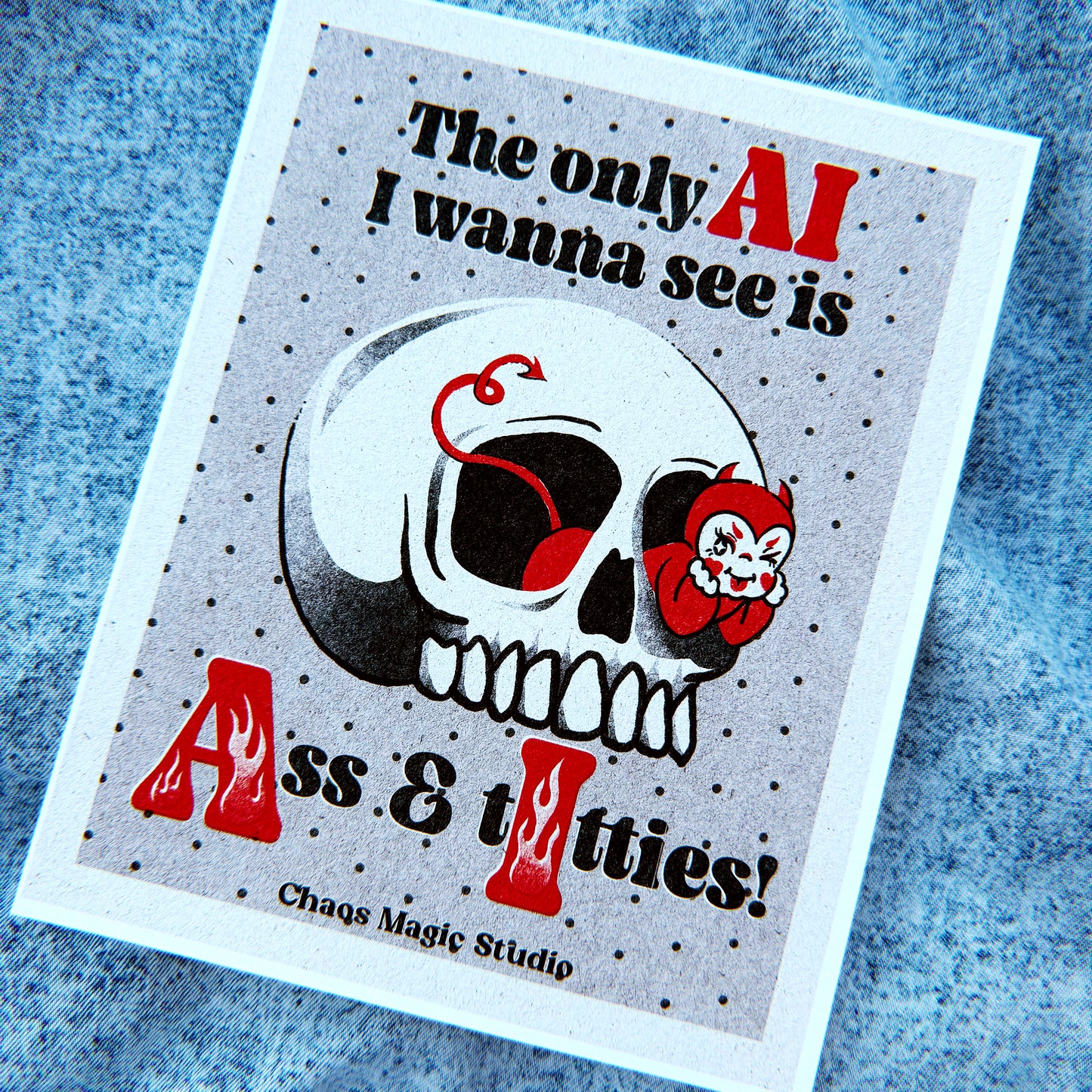 Ass & tItties Art Print - Multiple Sizes Available