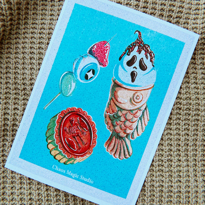 Tricky Treats Art Print - Multiple Sizes Available